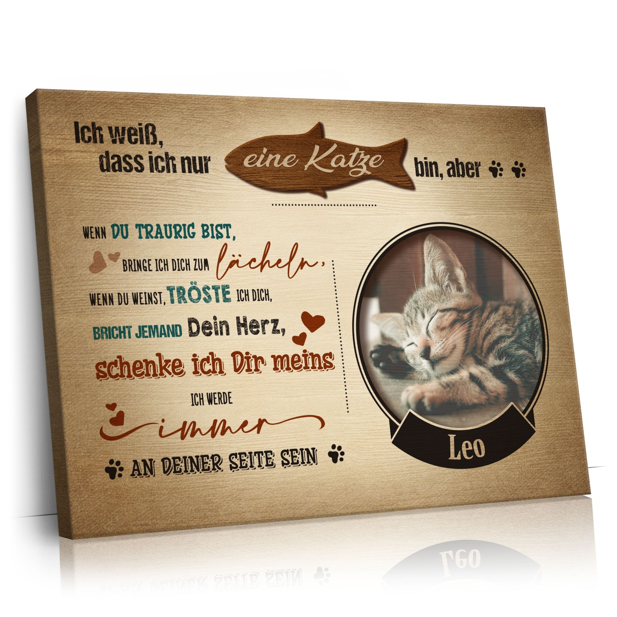 Personalisierbares Geschenk Nicht nur eine Katze