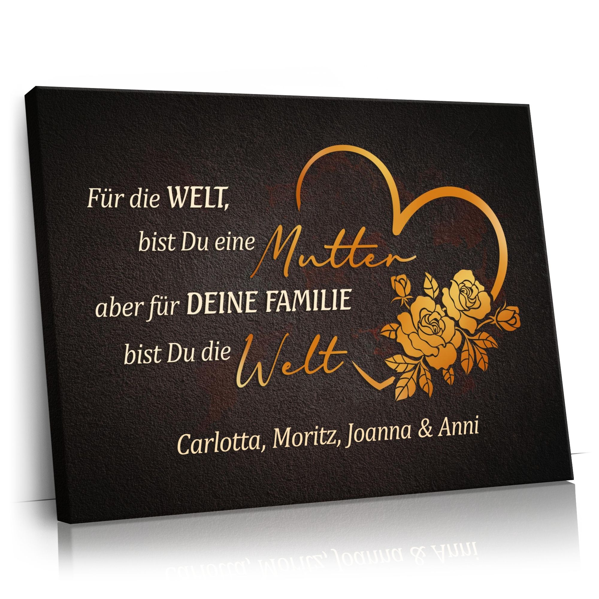 Personalisierbares Geschenk Meine Mama, meine Welt