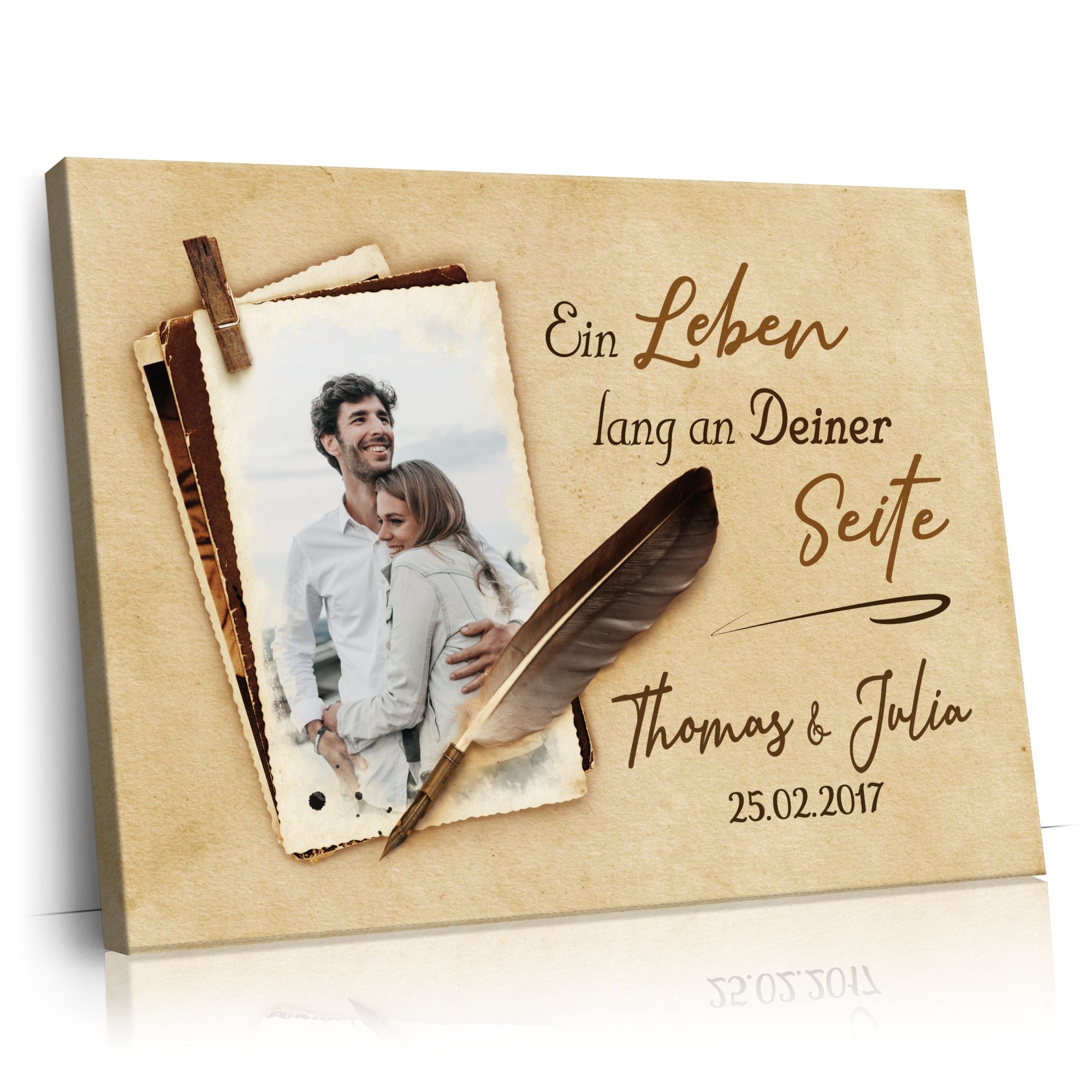 Personalisierbares Geschenk Ein Leben lang