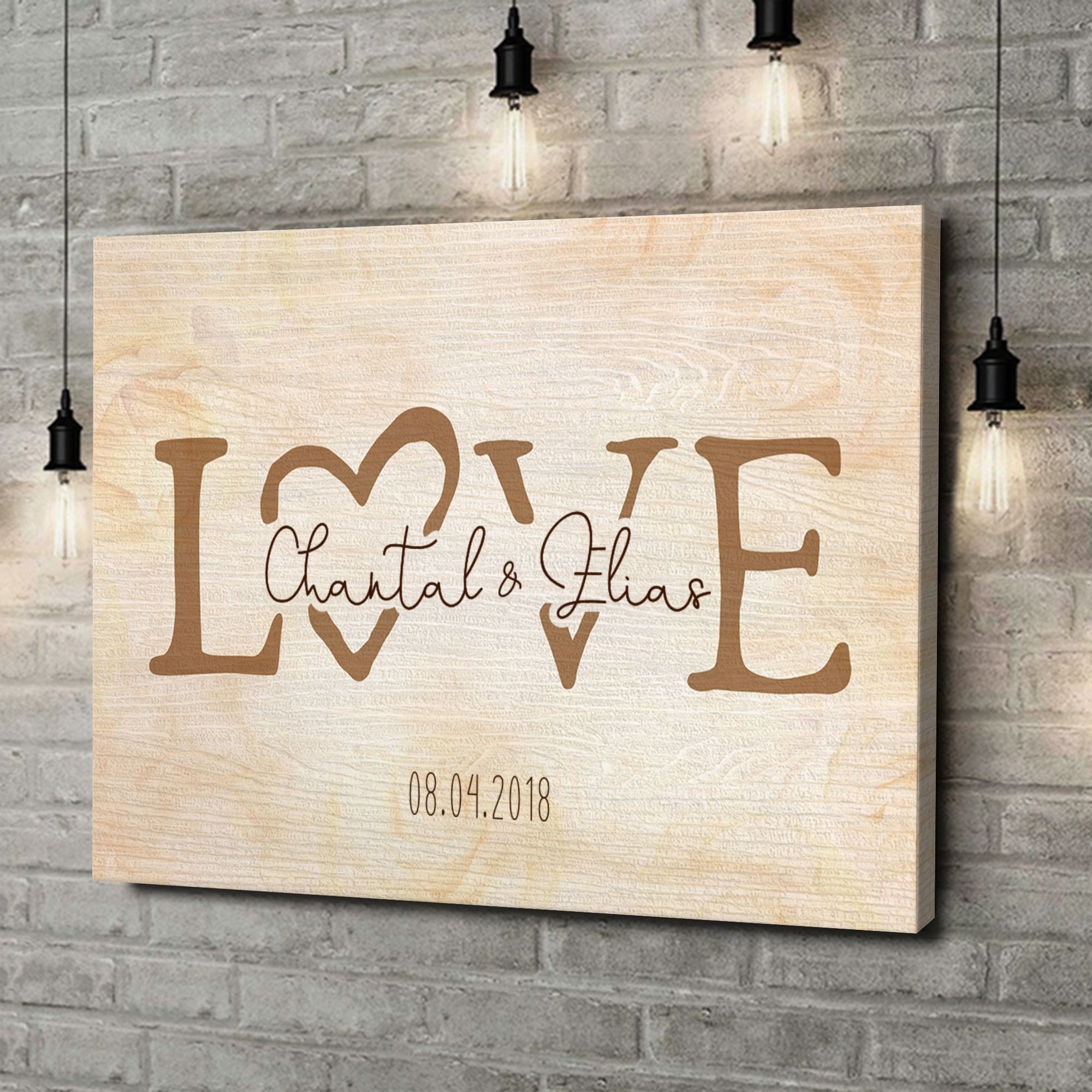 Liebesleinwand als Geschenk Zweisamkeit