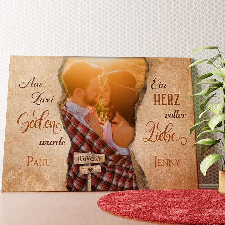 Märchen für Zwei Wandbild personalisiert