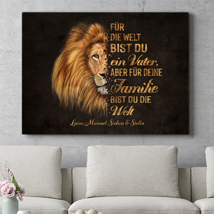 Personalisiertes Wandbild Beschützer der Familie