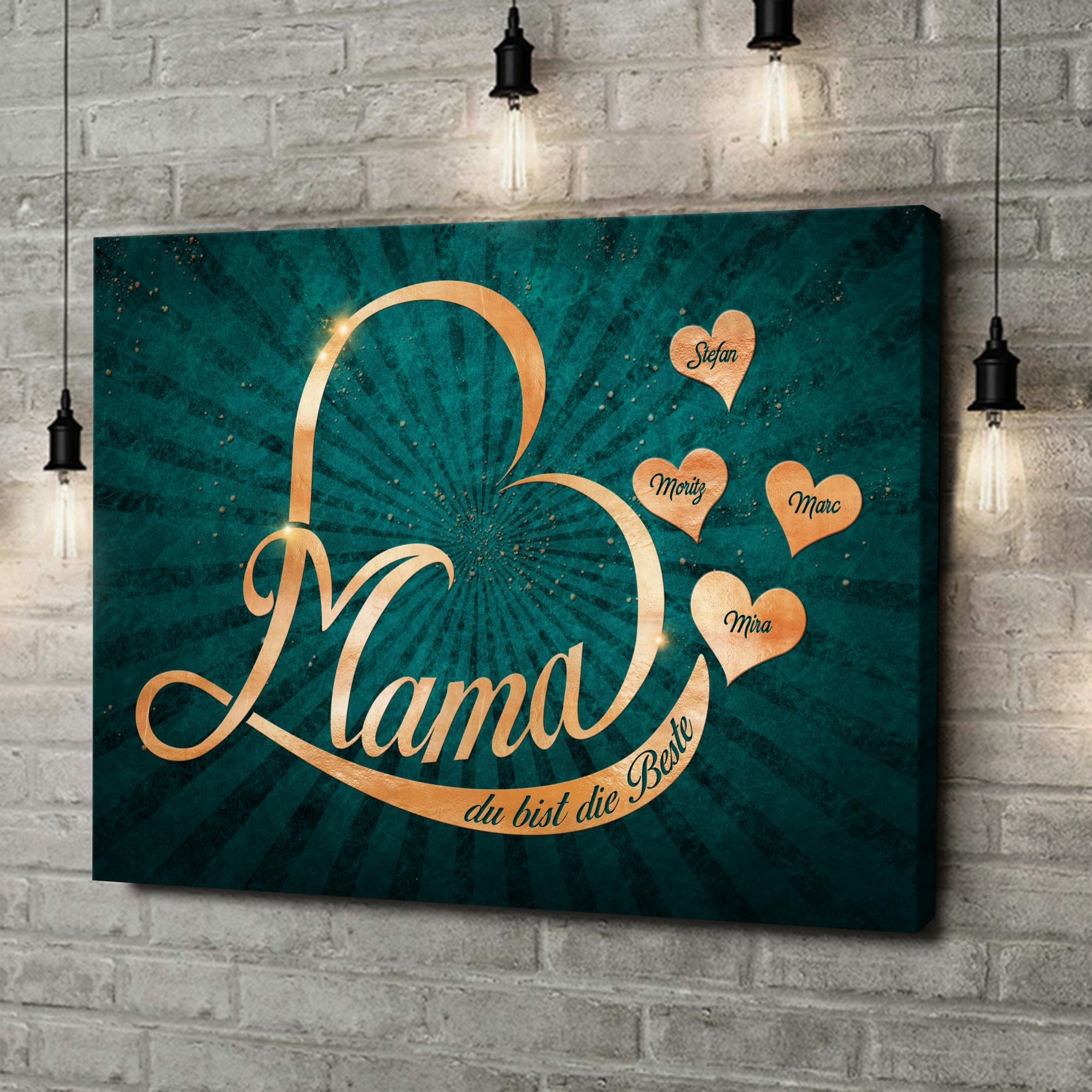Liebesleinwand als Geschenk Liebe für Mama