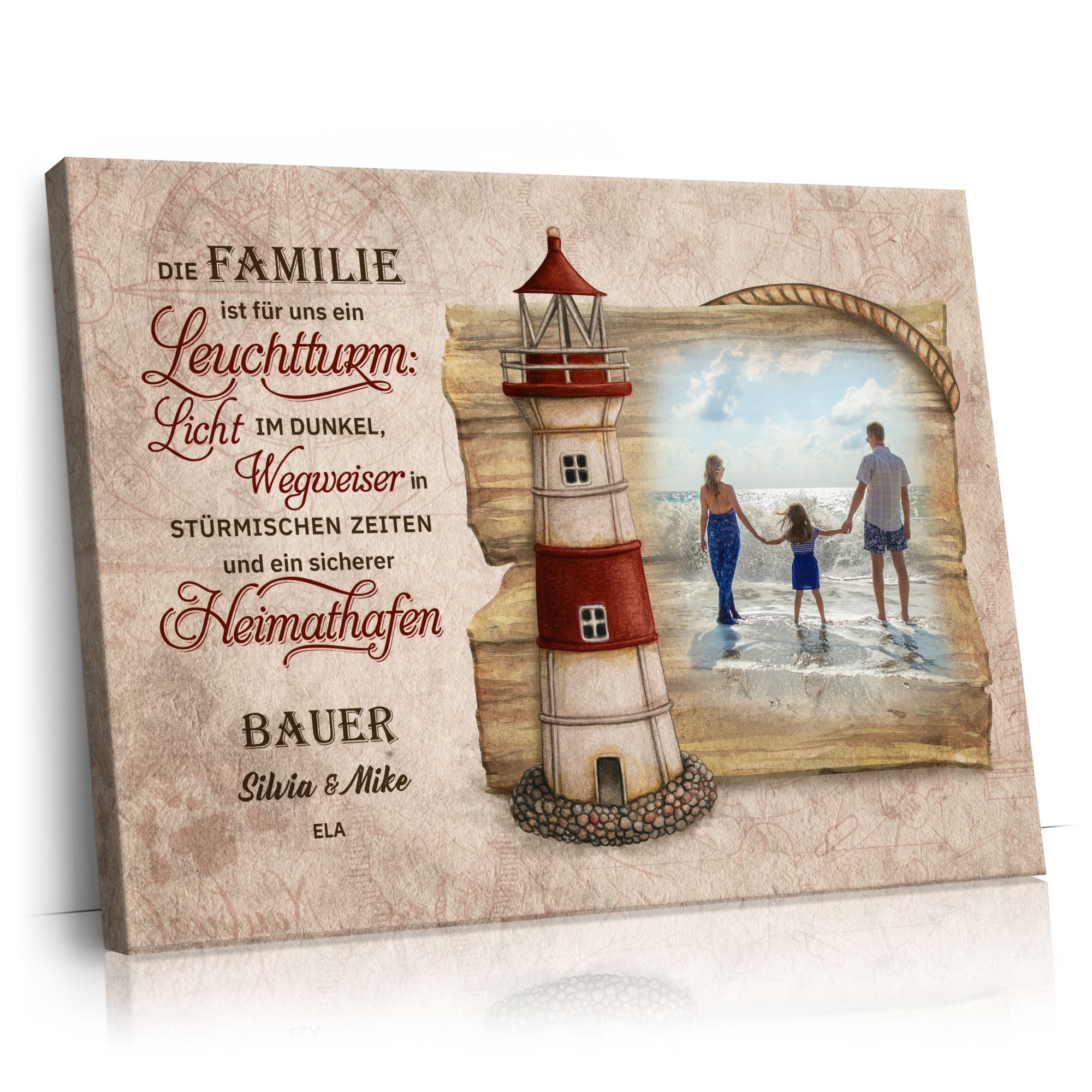 Personalisierbares Geschenk Sicherer Hafen