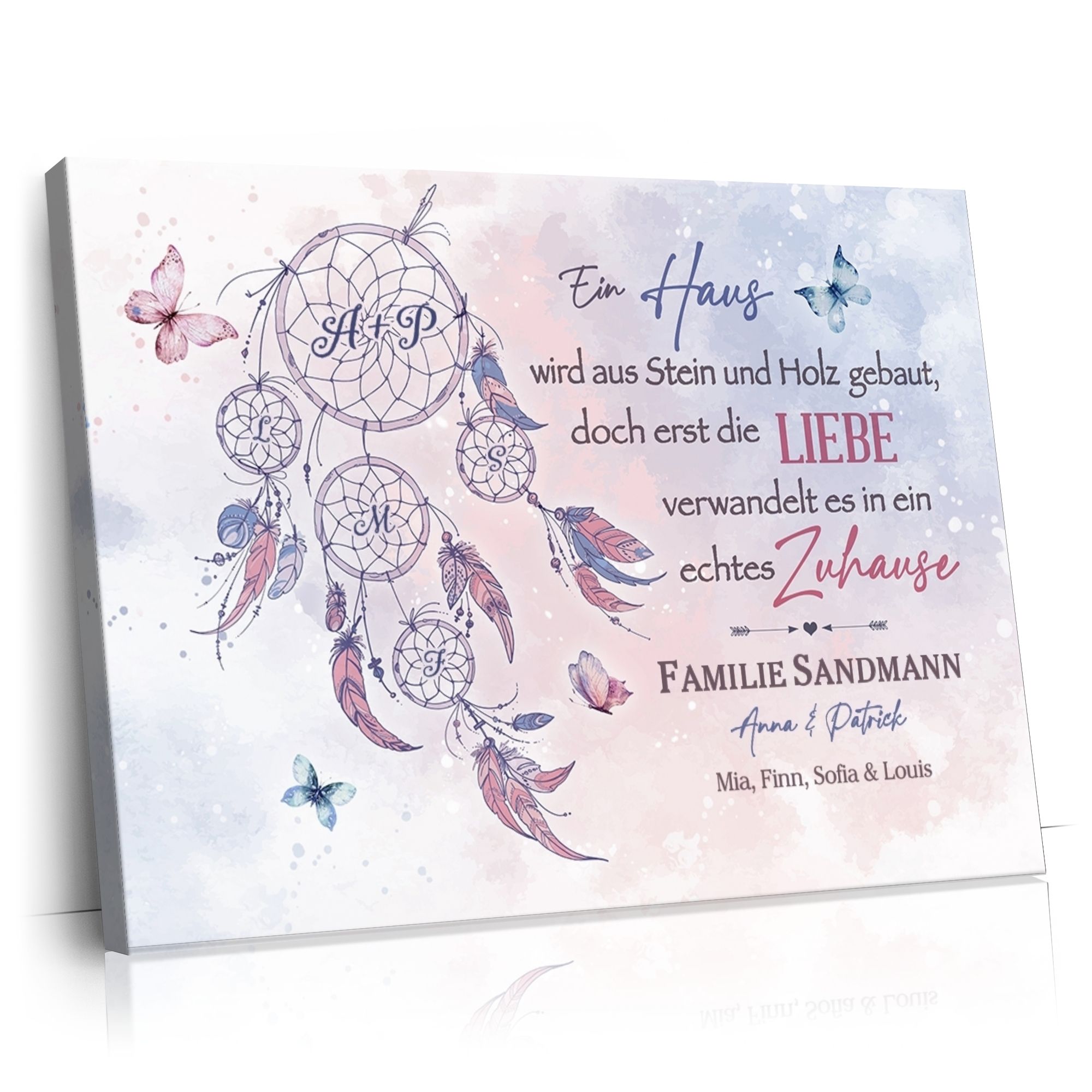 Personalisierbares Geschenk Traumfamilie