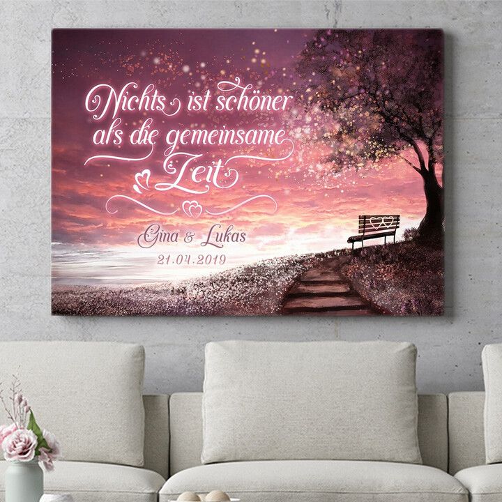 Personalisiertes Wandbild Romantischer Ausblick