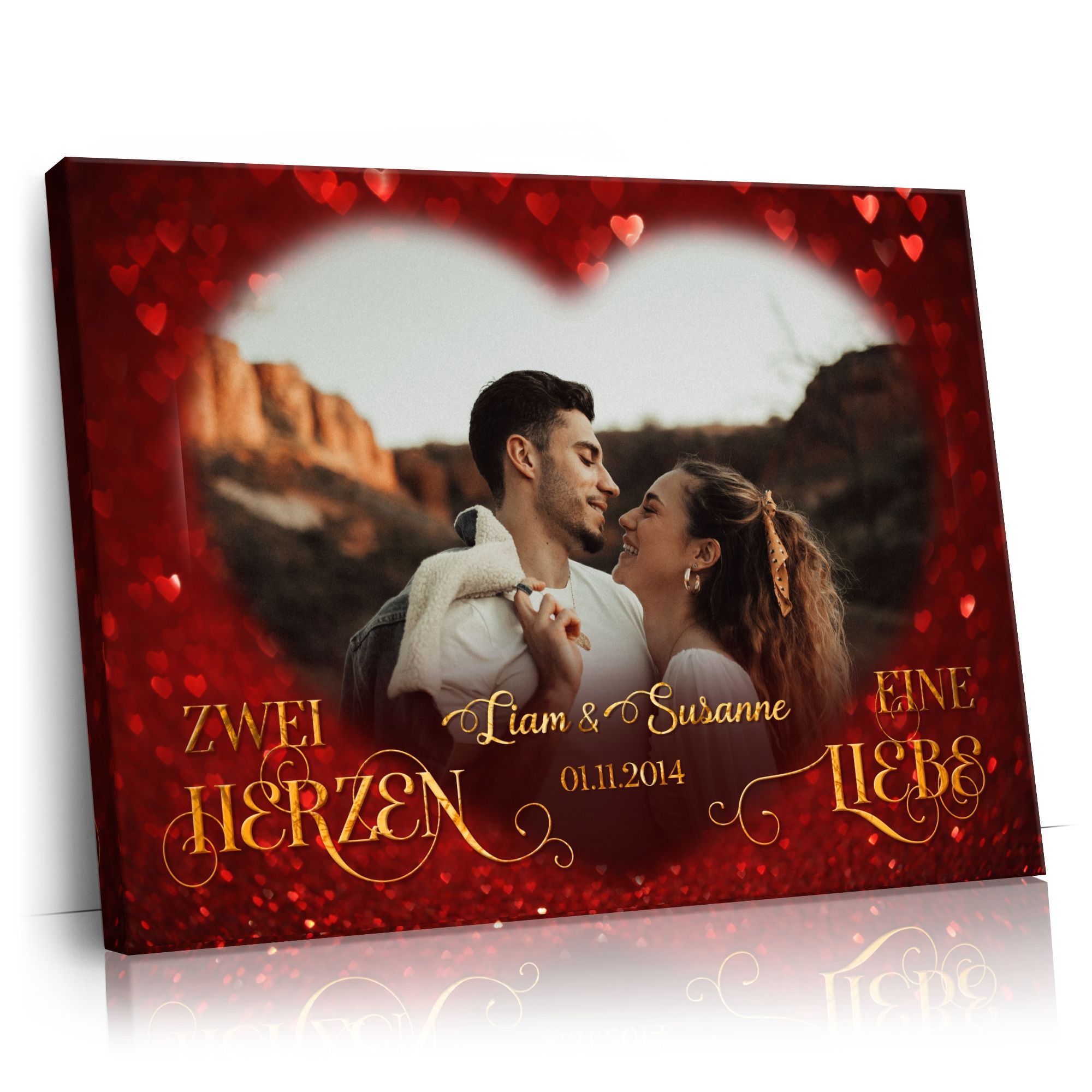 Personalisierbares Geschenk Unsere große Liebe
