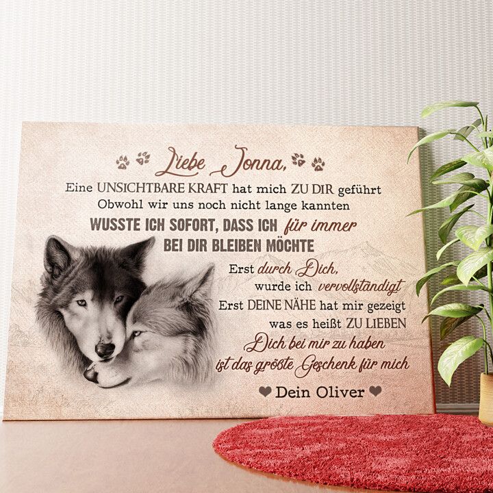 Unsichtbare Kraft Wandbild personalisiert