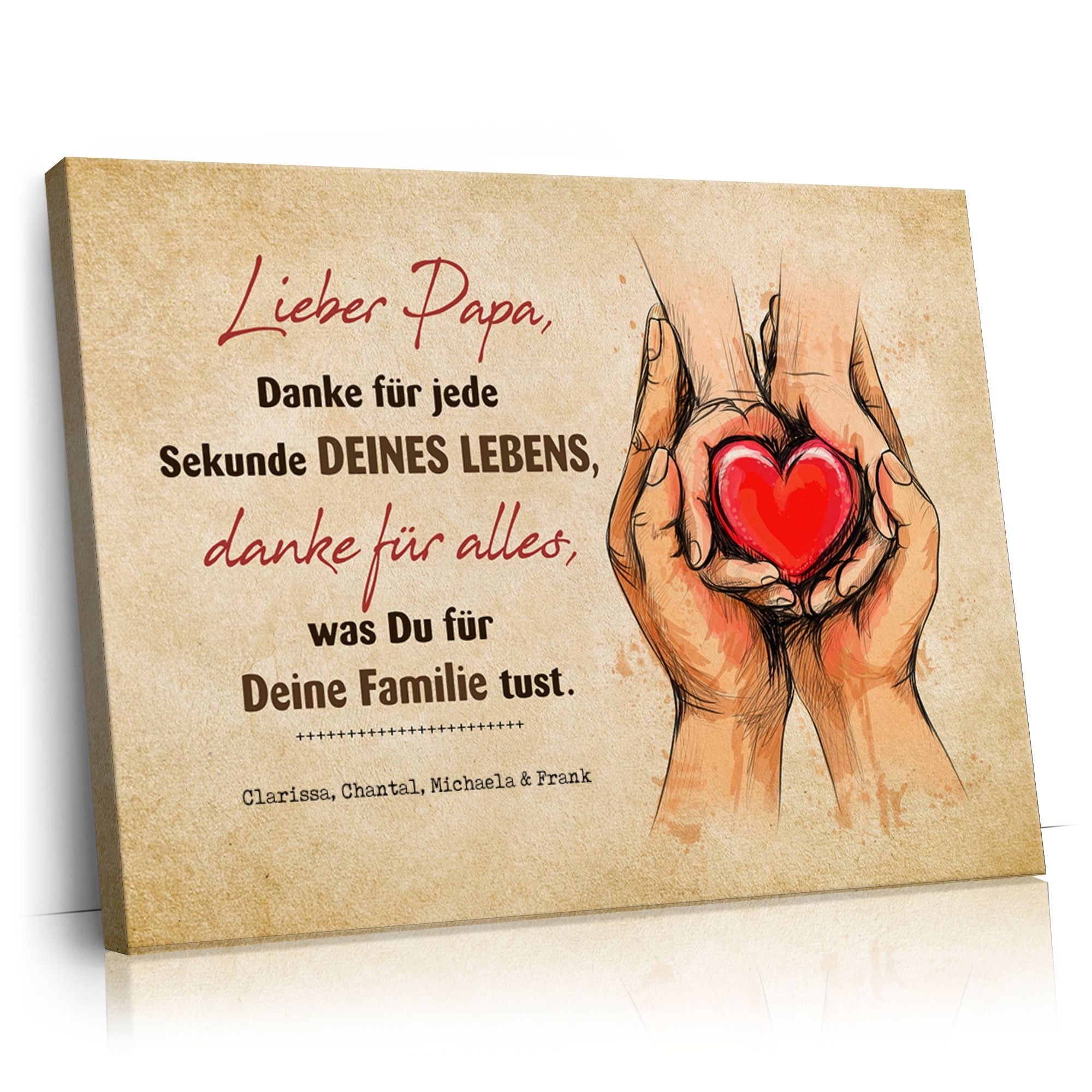 Personalisierbares Geschenk Jede Sekunde des Lebens
