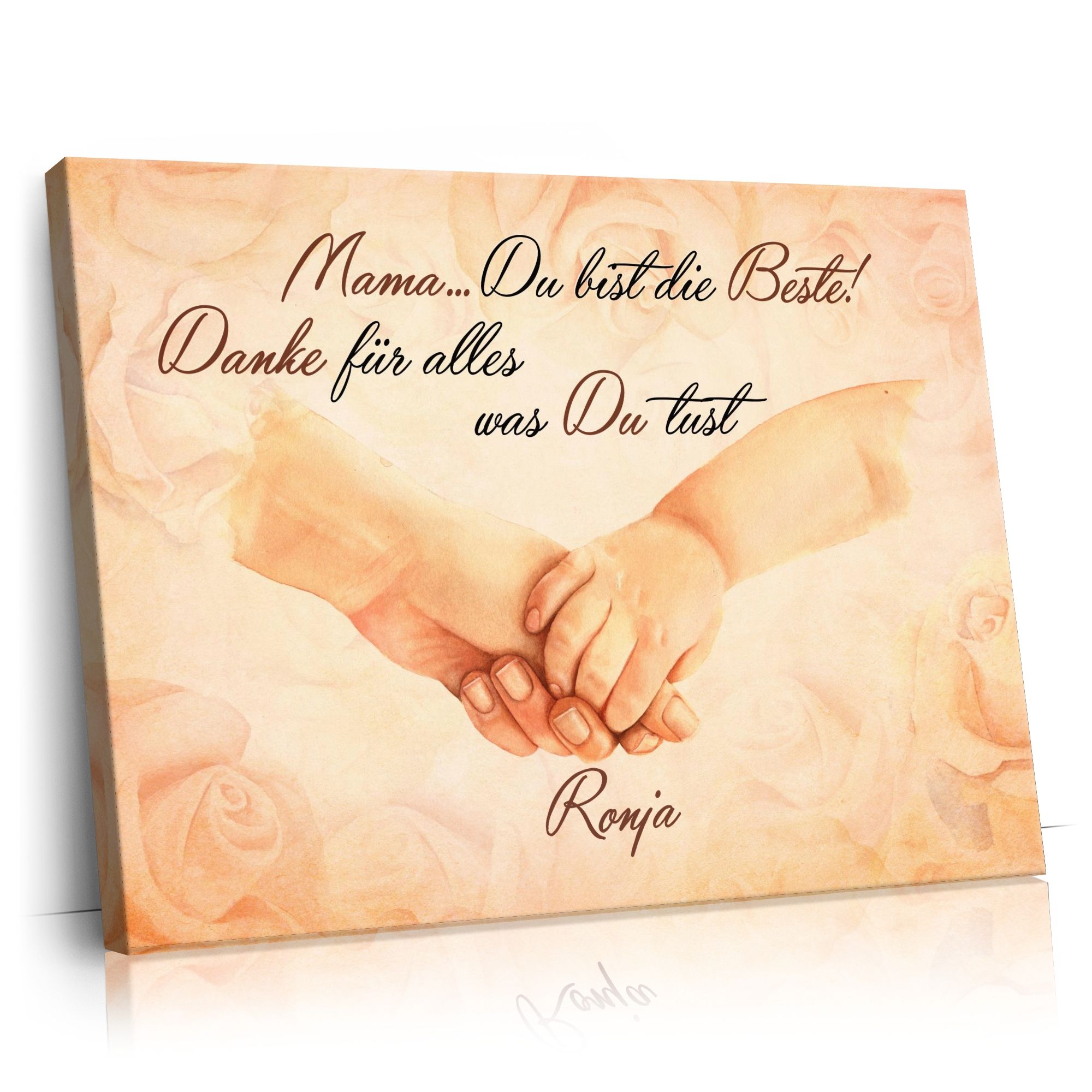 Personalisierbares Geschenk Mamas Hand