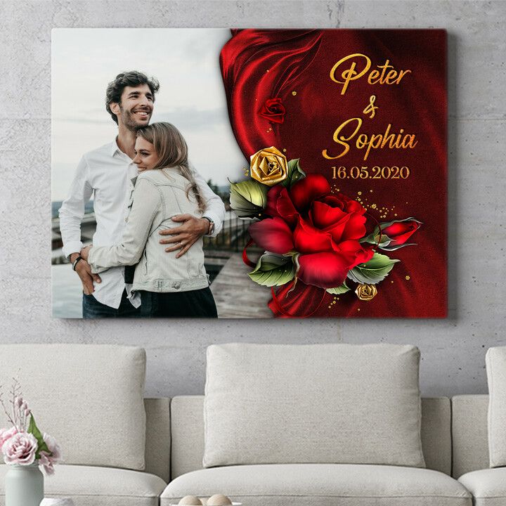 Personalisiertes Wandbild Geschenk der Liebe