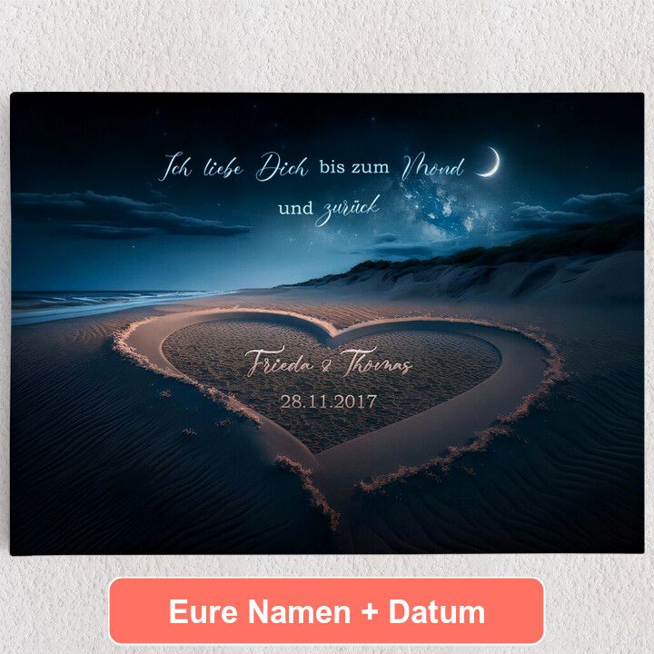 Herz im Sand