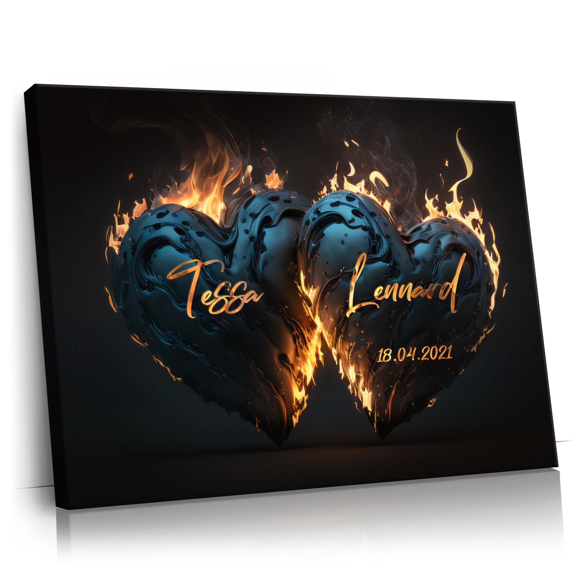 Personalisierbares Geschenk Ich brenne für Dich