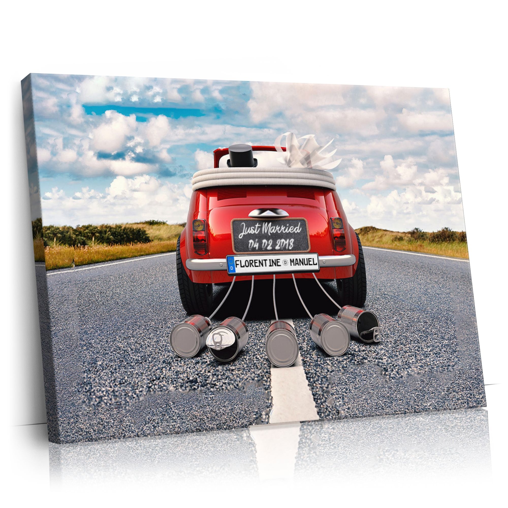 Personalisierbares Geschenk Just Married