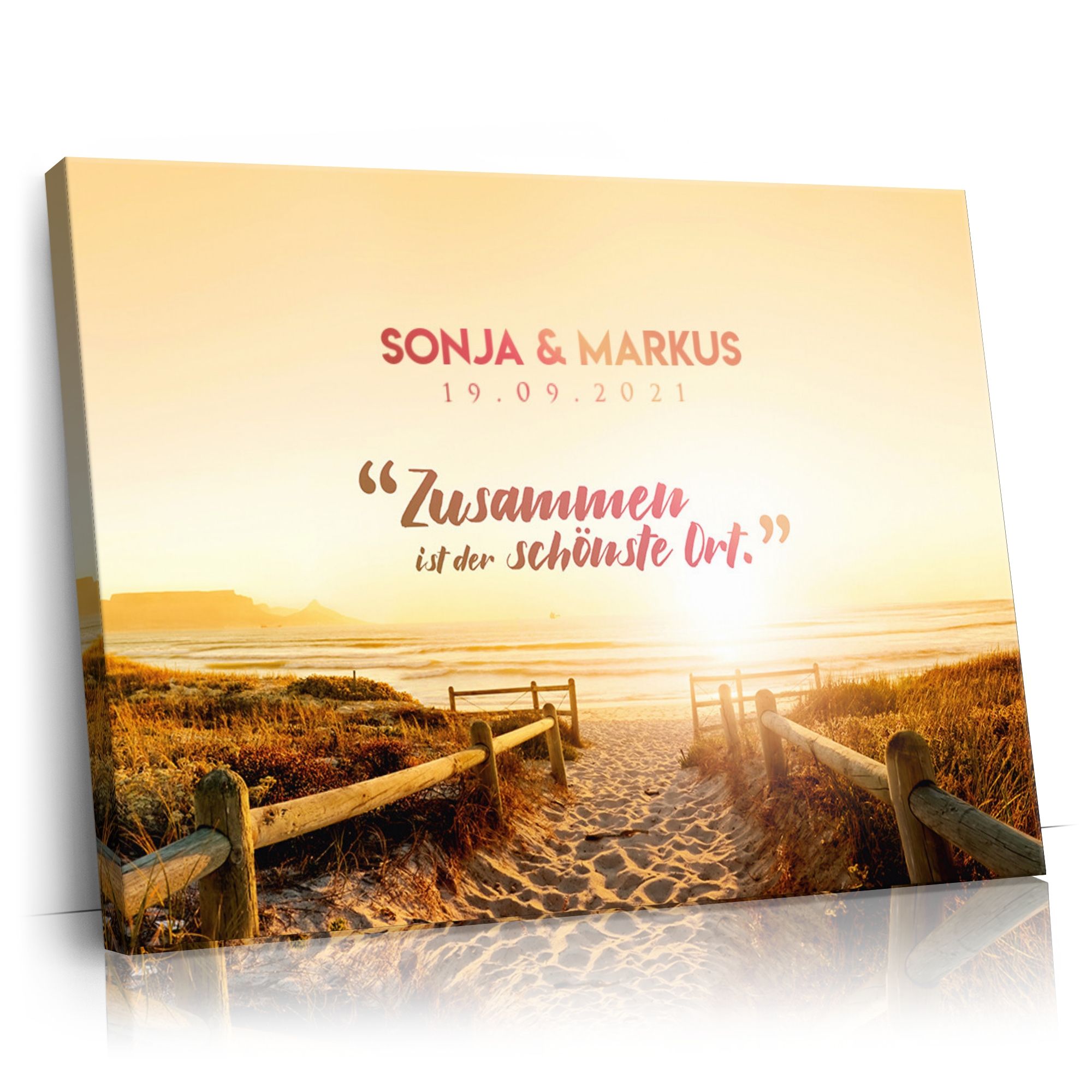 Personalisierbares Geschenk Beach
