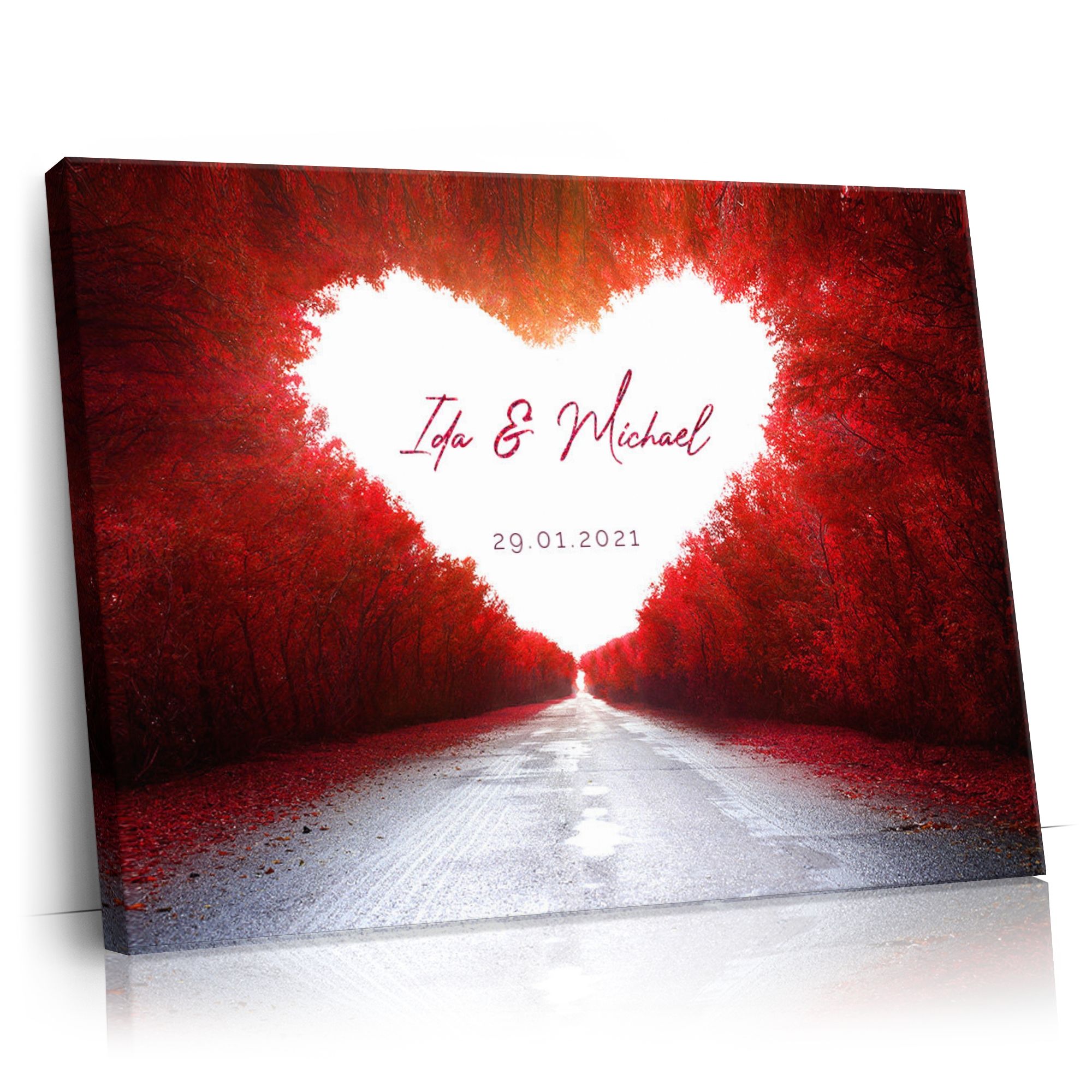 Personalisierbares Geschenk Love Road