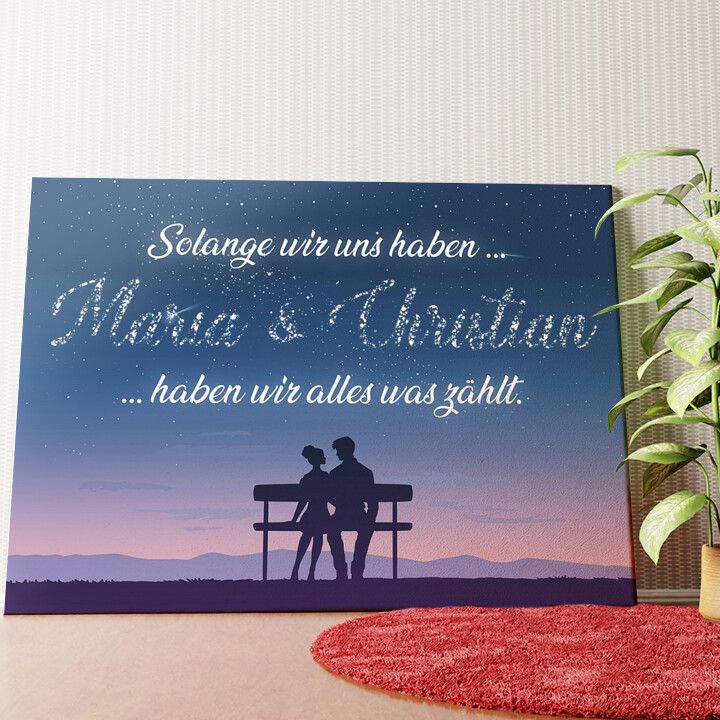 Forever Wandbild personalisiert