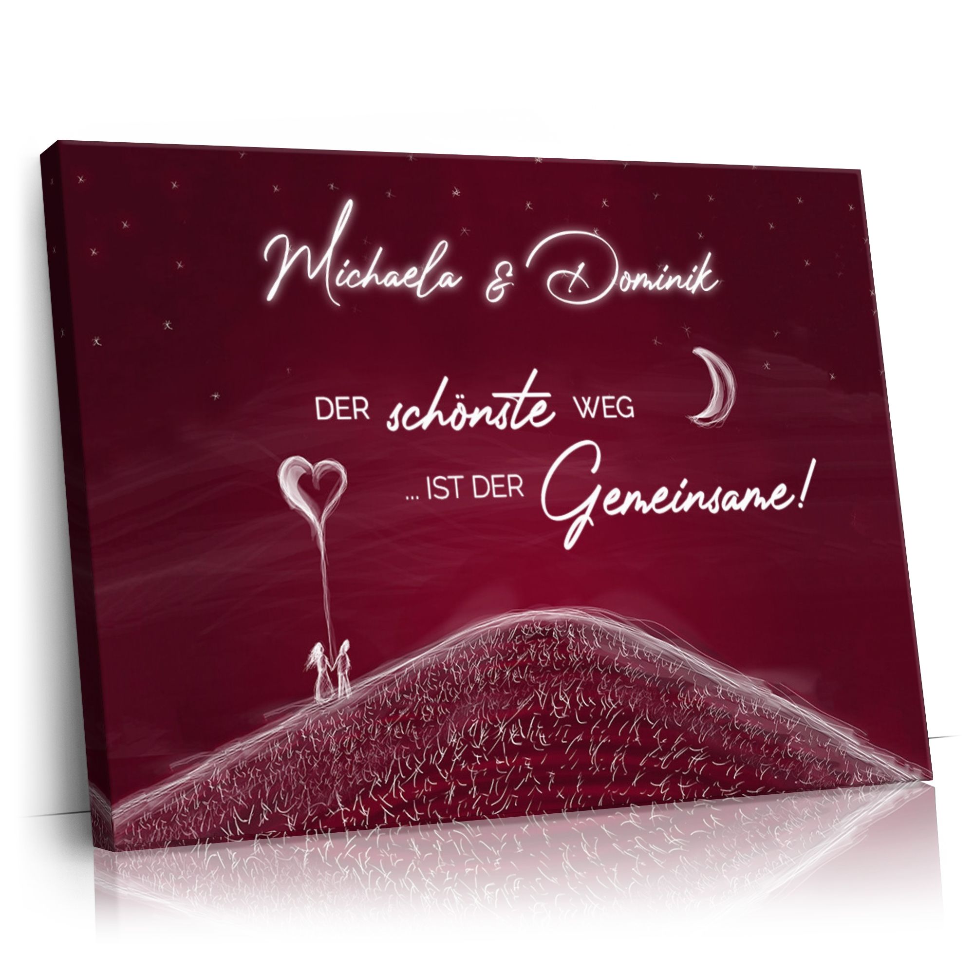 Personalisierbares Geschenk Love Hill