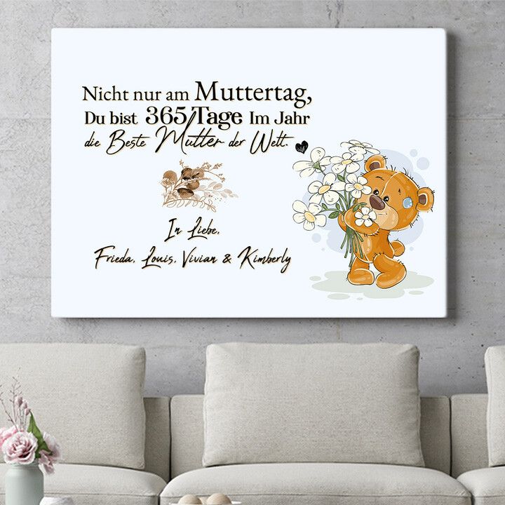 Personalisiertes Wandbild 365 Tage im Jahr
