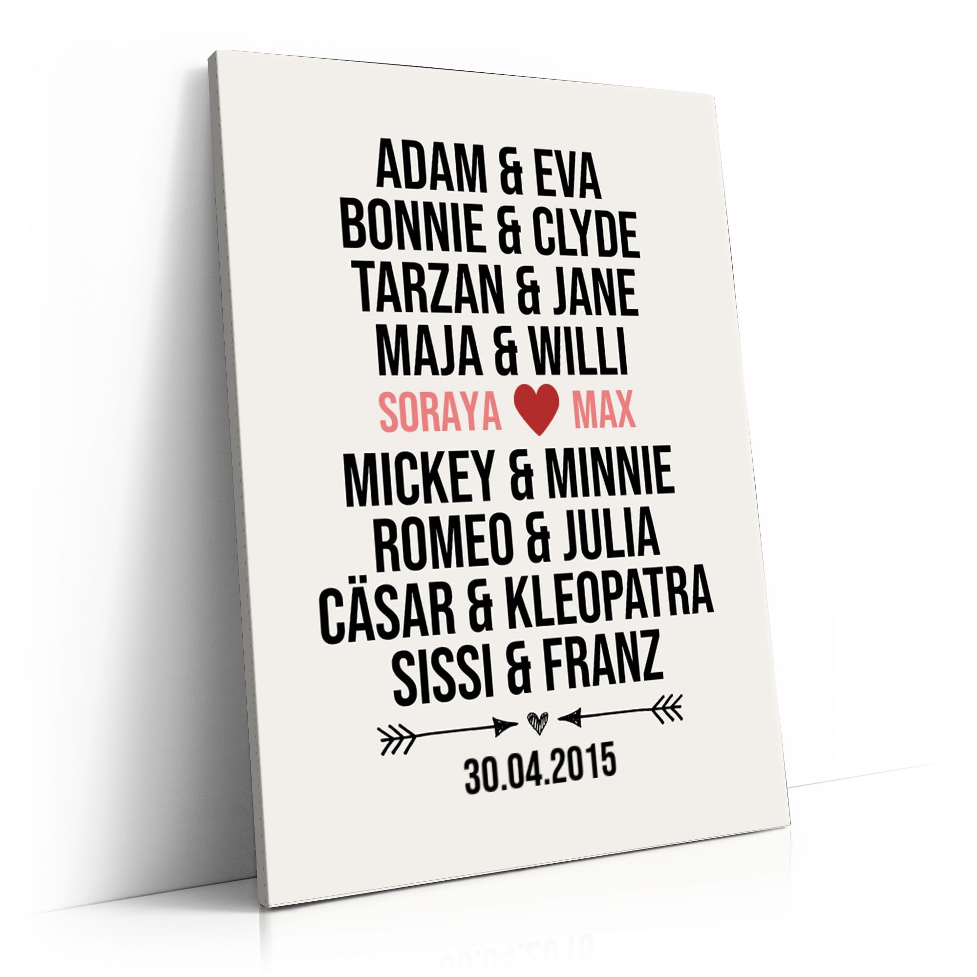 Personalisierbares Geschenk Dreamteam