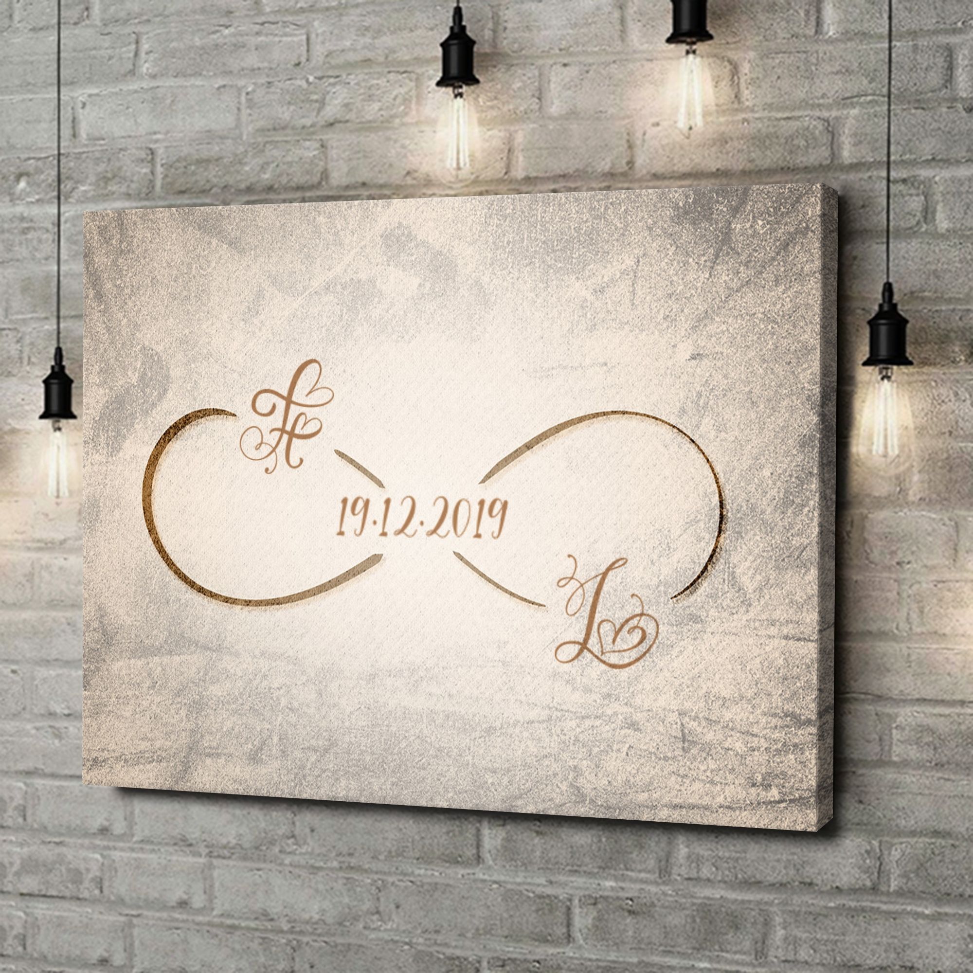 Liebesleinwand als Geschenk You And Me