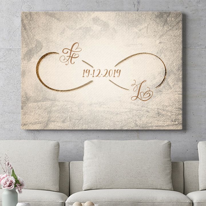 Personalisiertes Wandbild You And Me