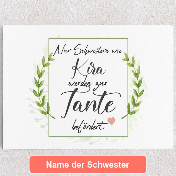 Schwester wird Tan...