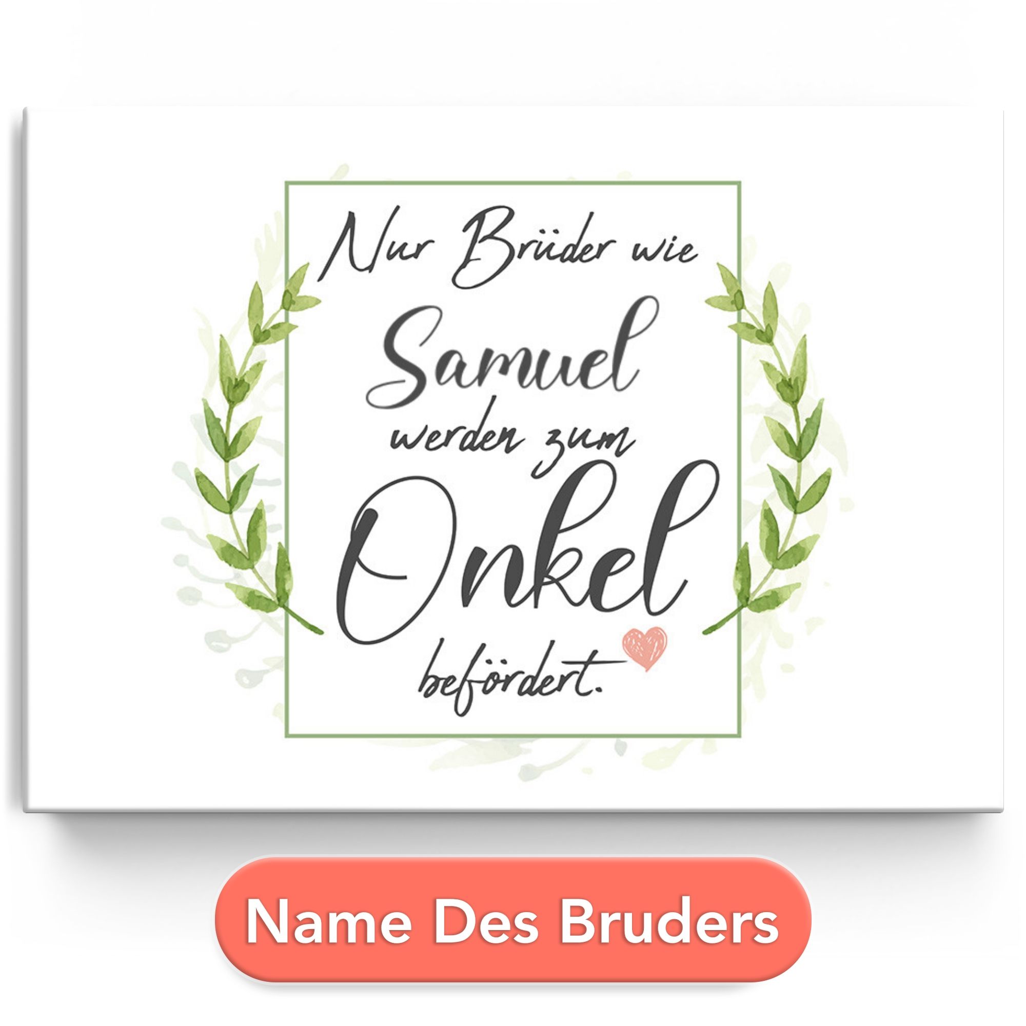 Bruder wird Onkel