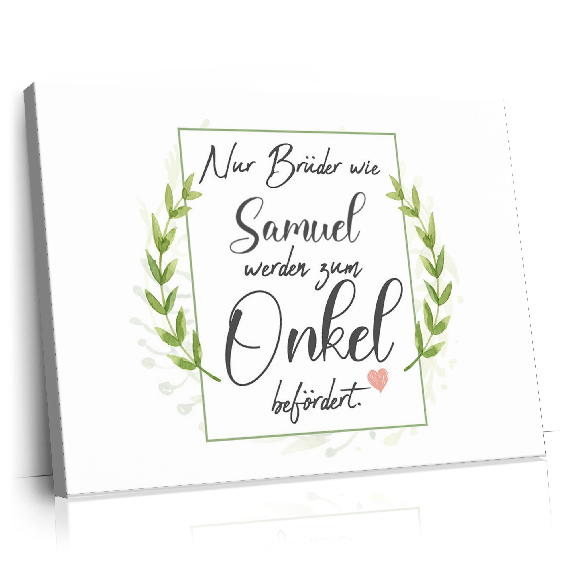 Personalisierbares Geschenk Bruder wird Onkel