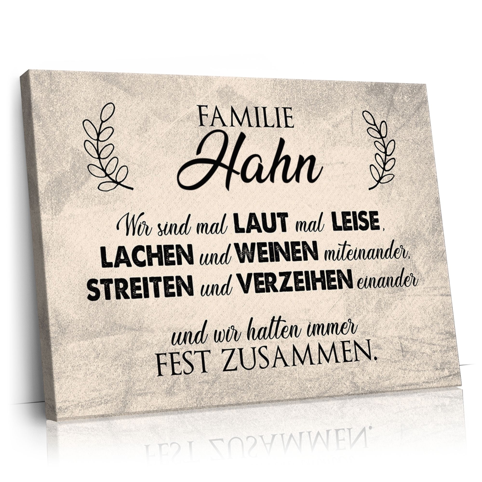 Personalisierbares Geschenk Zusammenhalt