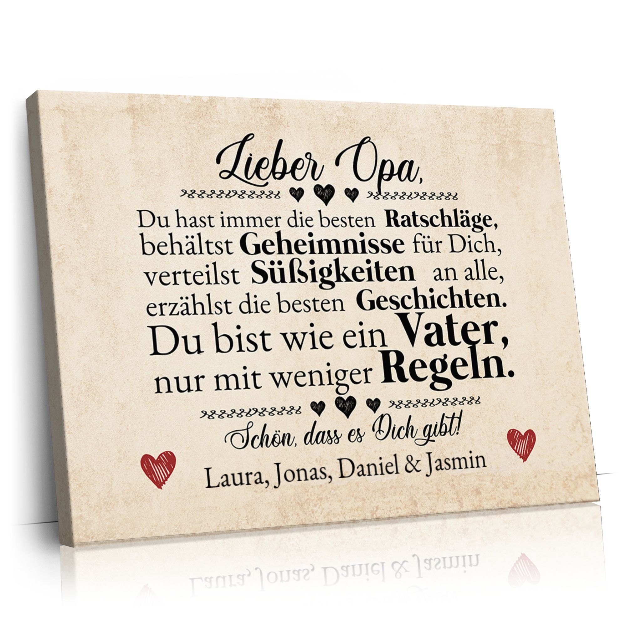 Personalisierbares Geschenk Opa ist der Beste