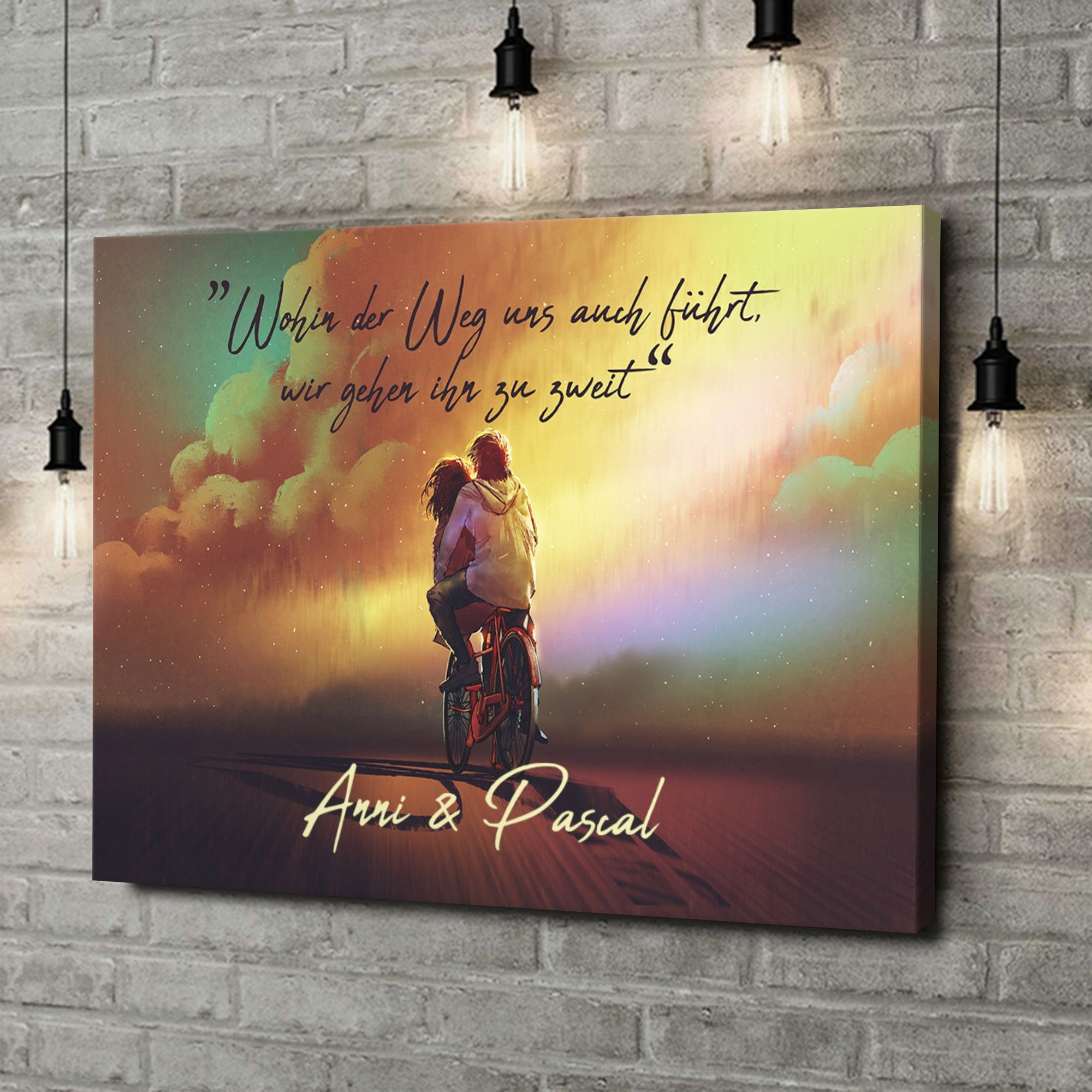 Liebesleinwand als Geschenk Gemeinsam