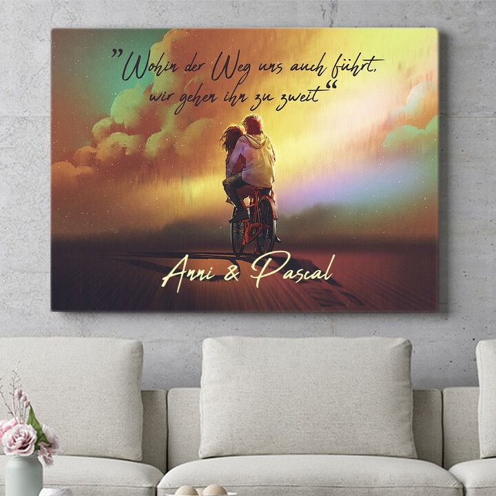 Personalisiertes Wandbild Gemeinsam