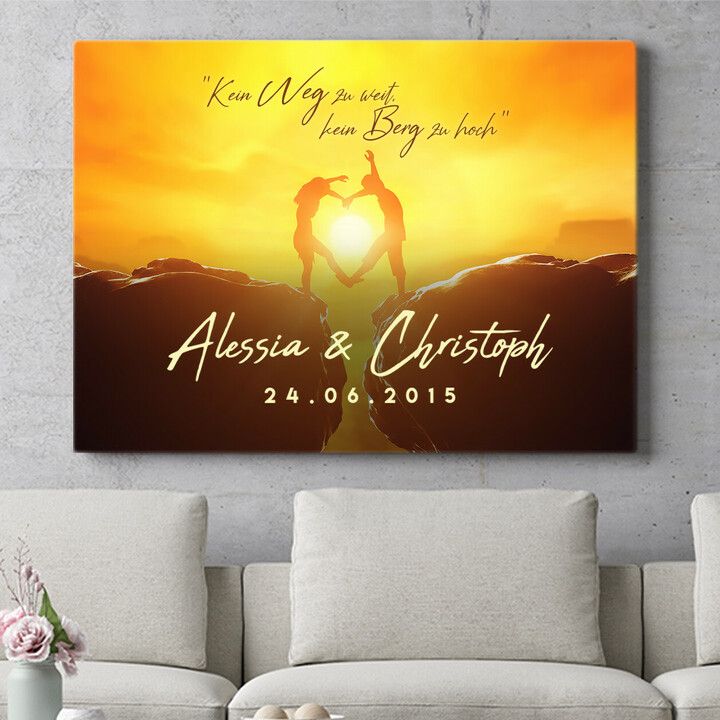 Personalisiertes Wandbild Weg des Lebens