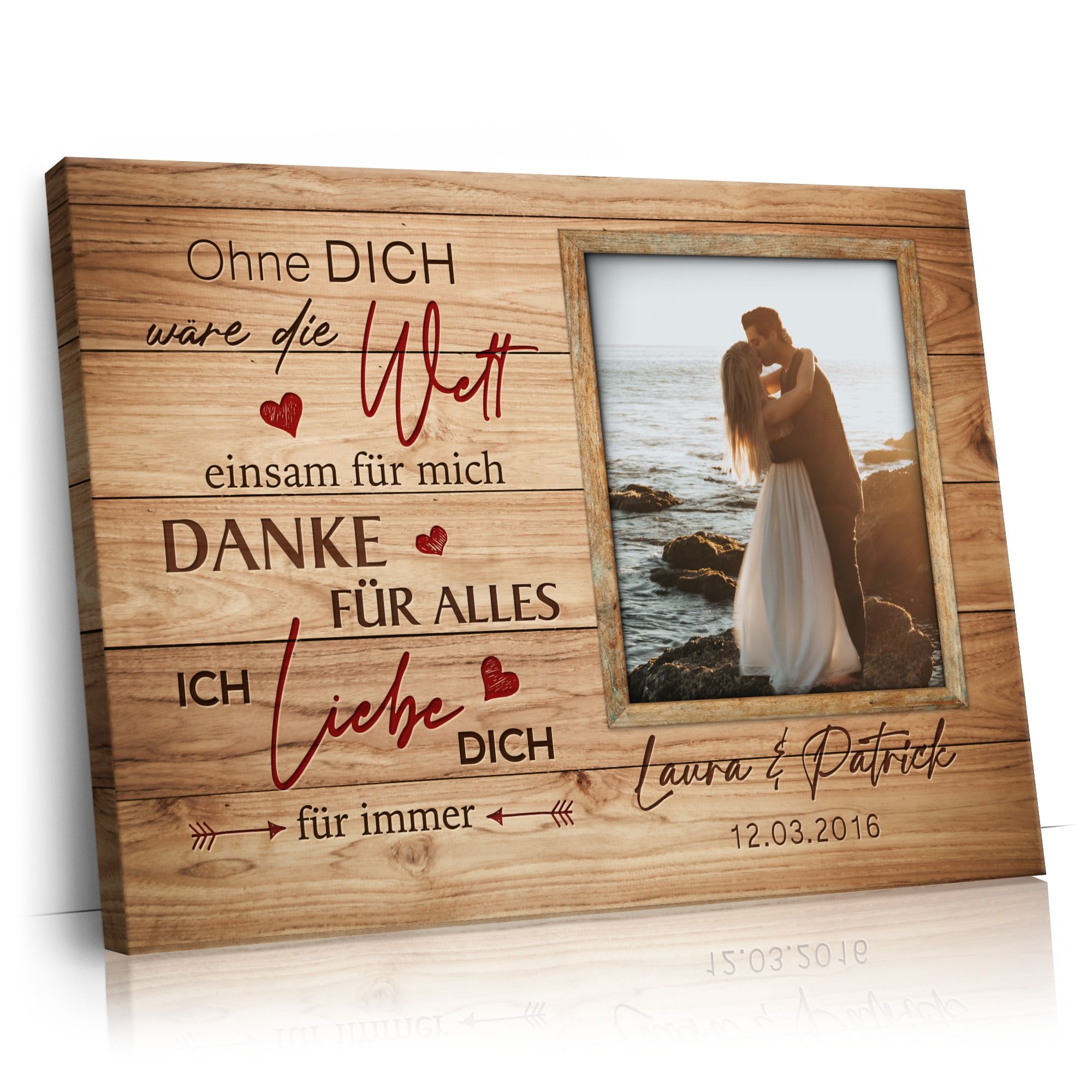 Personalisierbares Geschenk Niemals einsam