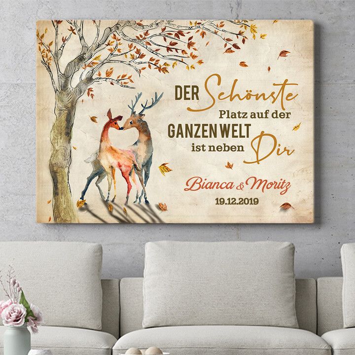 Personalisiertes Wandbild Neben Dir