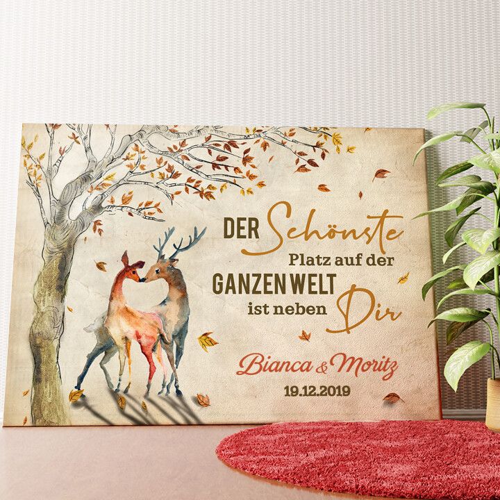 Neben Dir Wandbild personalisiert