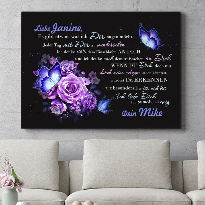 Personalisiertes Wandbild Durch meine Augen