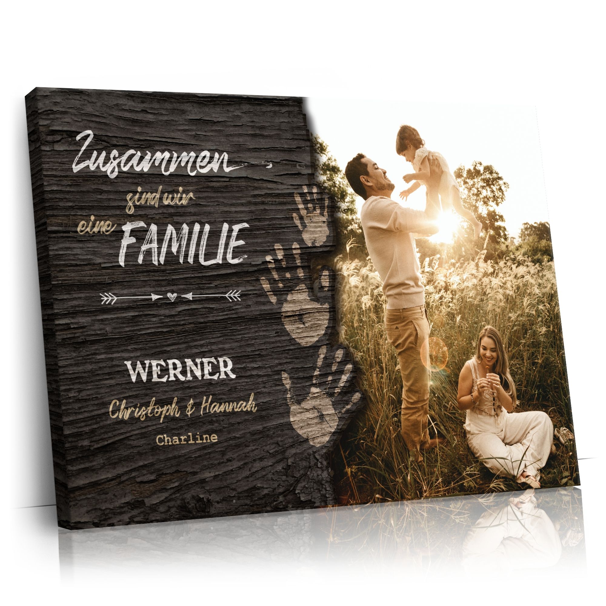 Personalisierbares Geschenk Unsere Familie