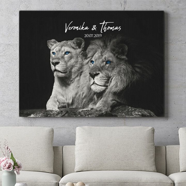 Personalisiertes Wandbild Wild Love