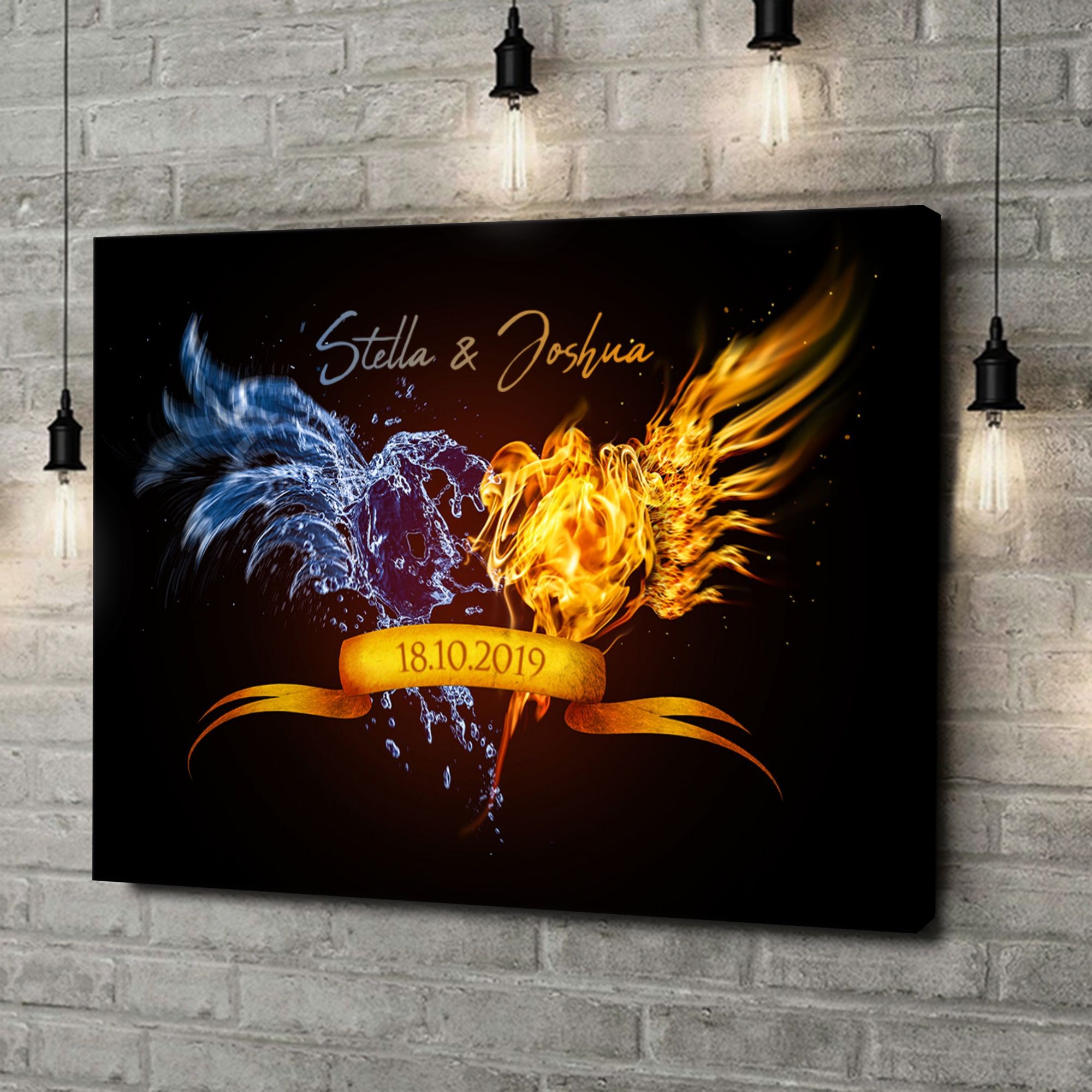 Liebesleinwand als Geschenk Elements of Love