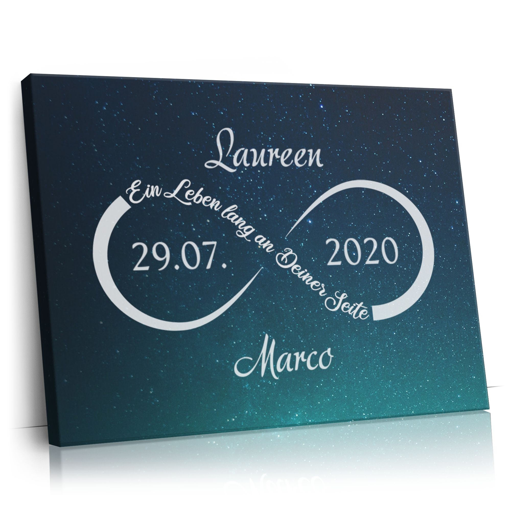 Personalisierbares Geschenk Unendliche Liebe