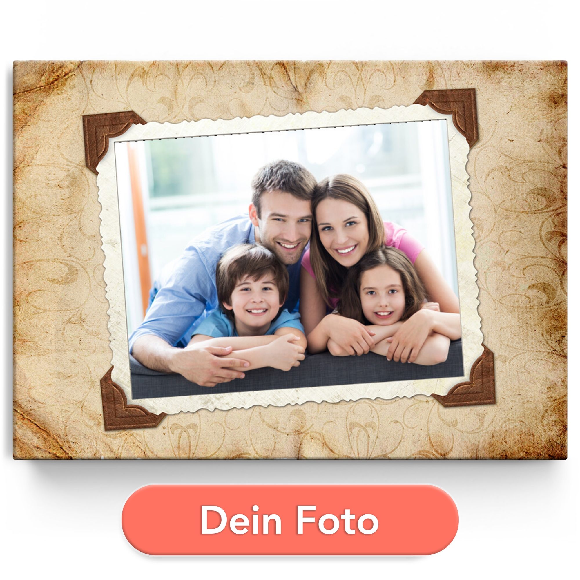 Personalisiertes Leinwandbild Hintergrund: Antik