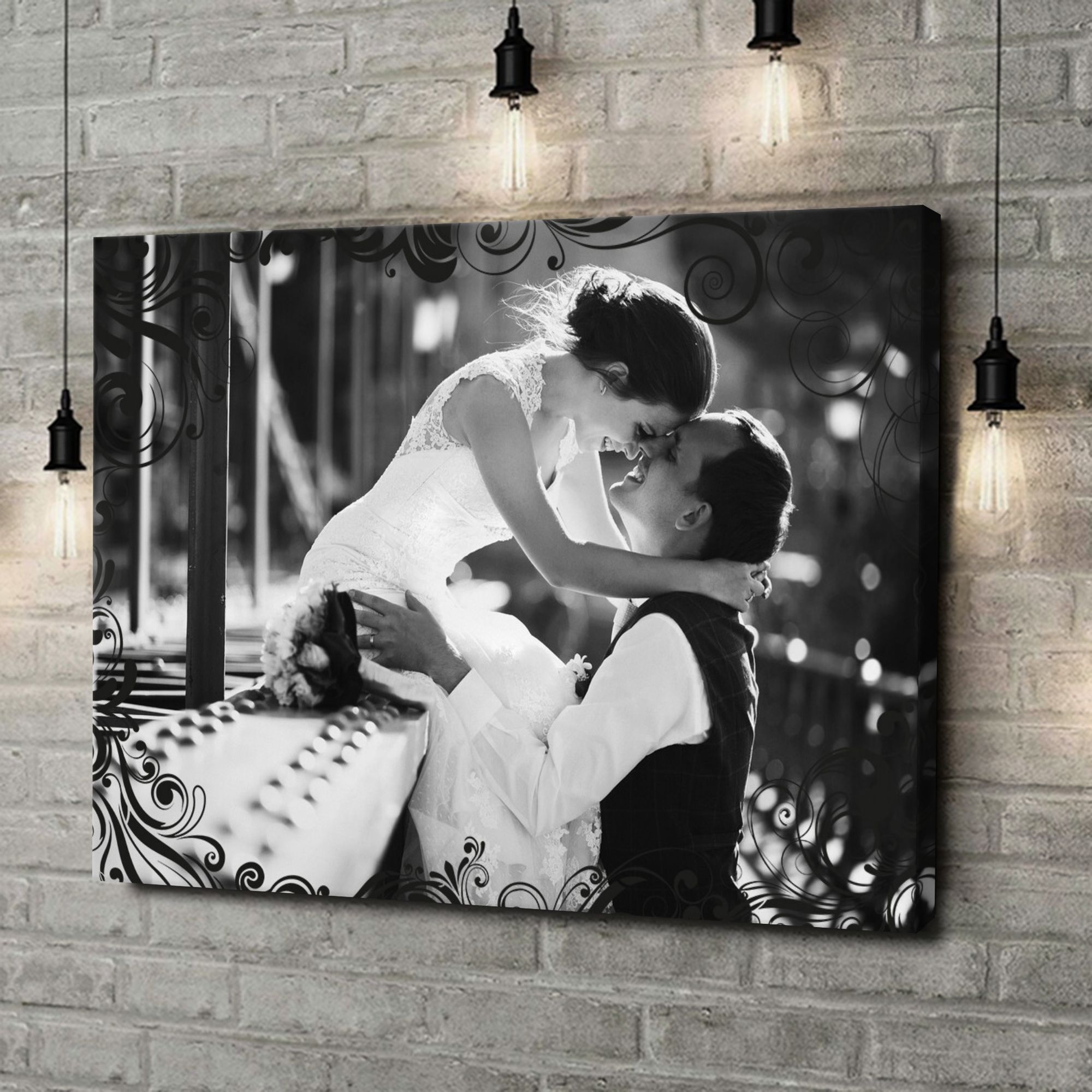 Liebesleinwand als Geschenk Hintergrund: Eleganz