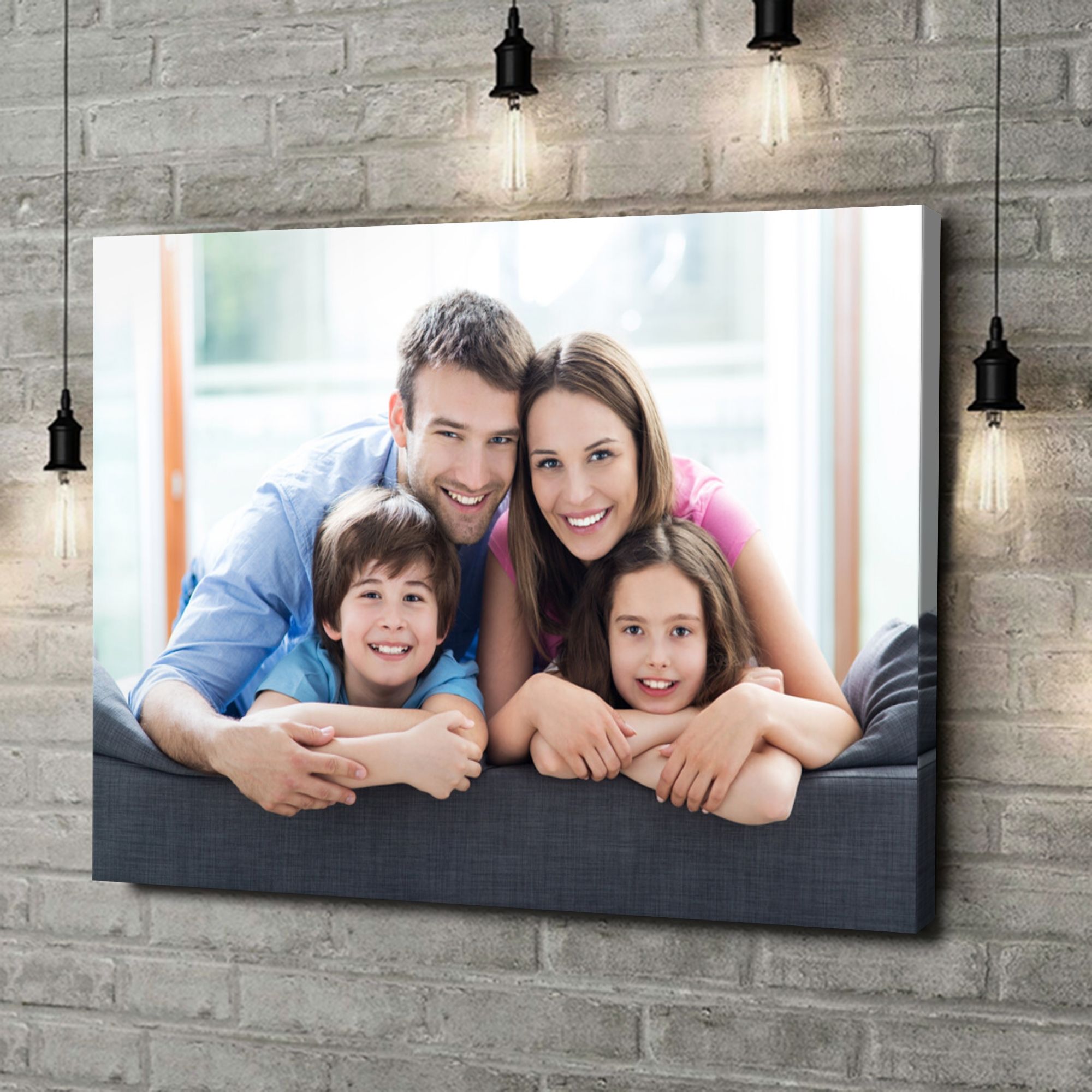 Liebesleinwand als Geschenk Dein Foto auf Leinwand