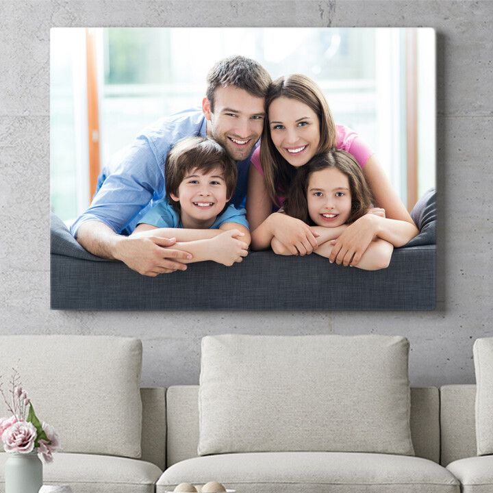Personalisiertes Wandbild Dein Foto auf Leinwand