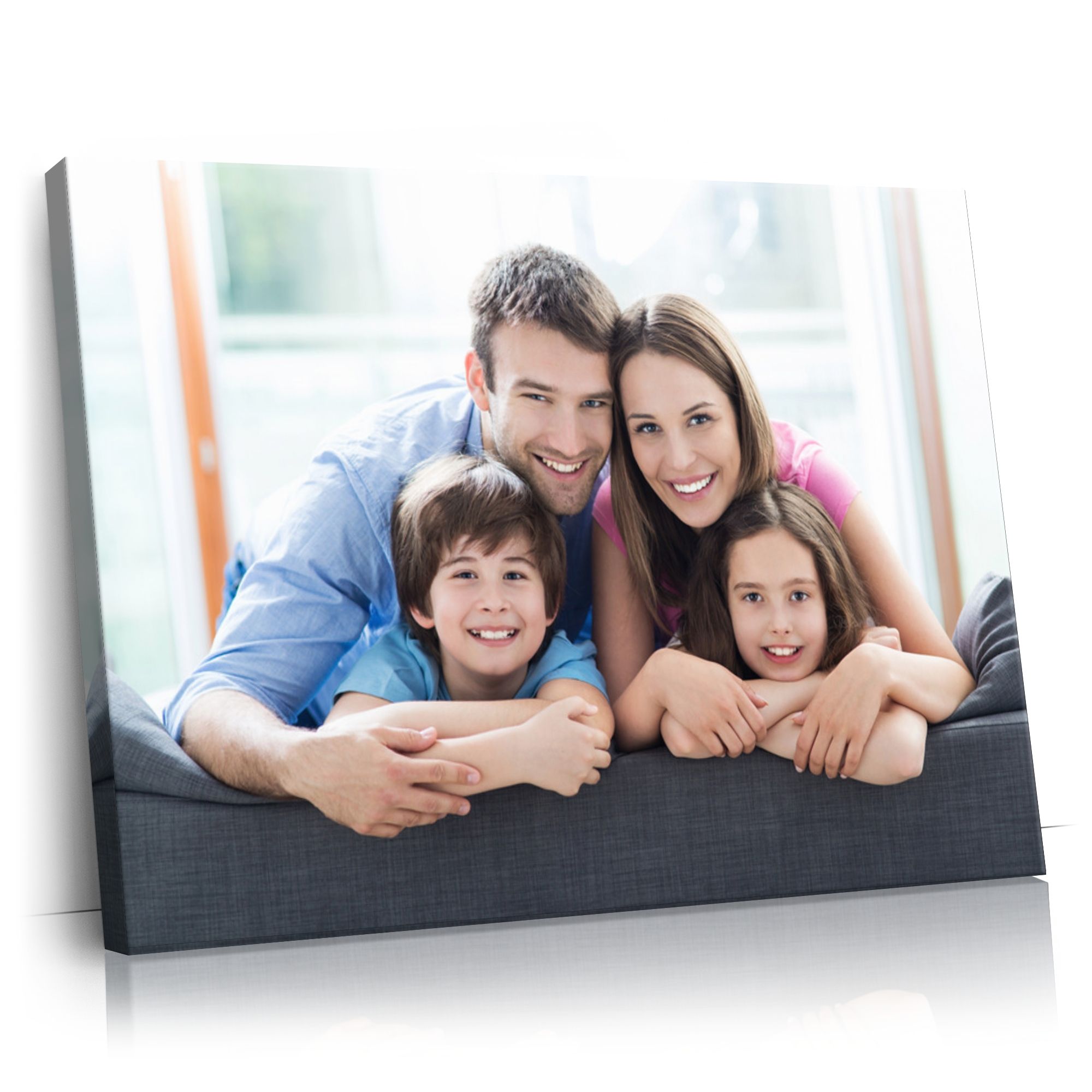 Personalisierbares Geschenk Dein Foto auf Leinwand