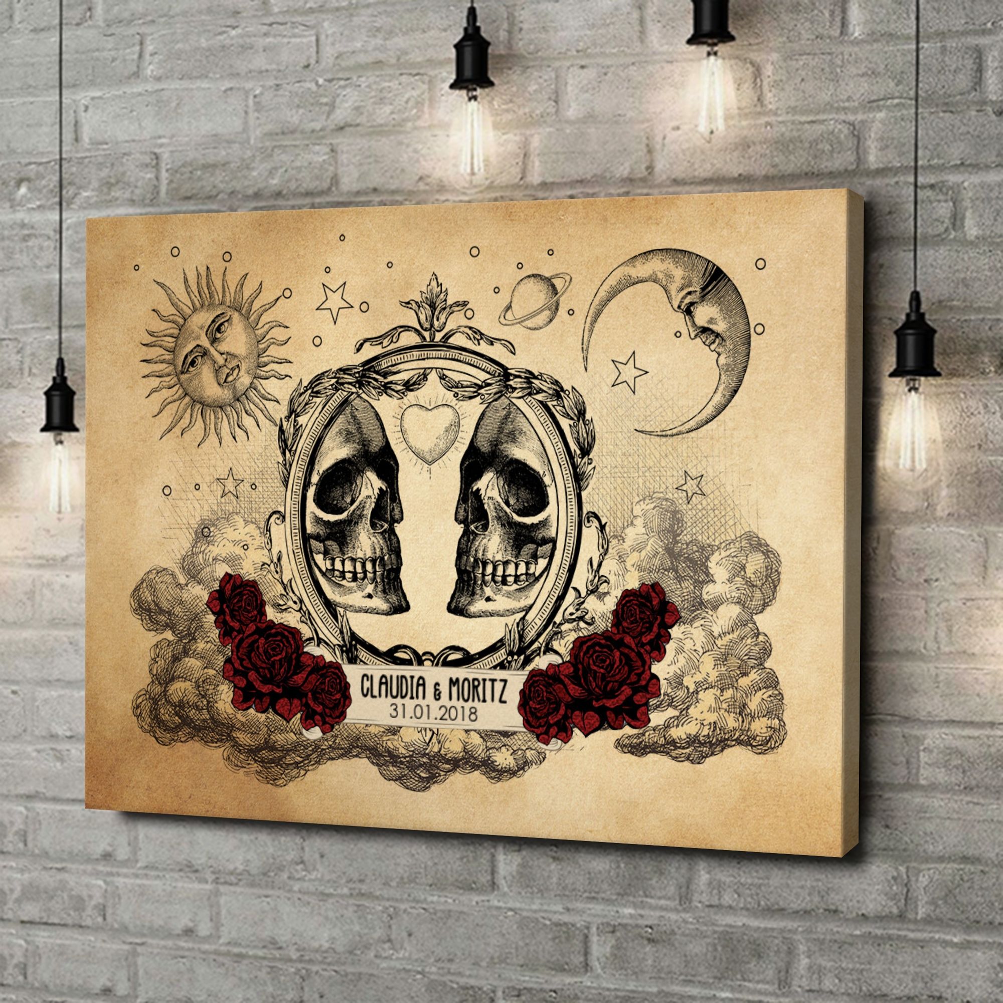 Liebesleinwand als Geschenk Für alle Zeiten