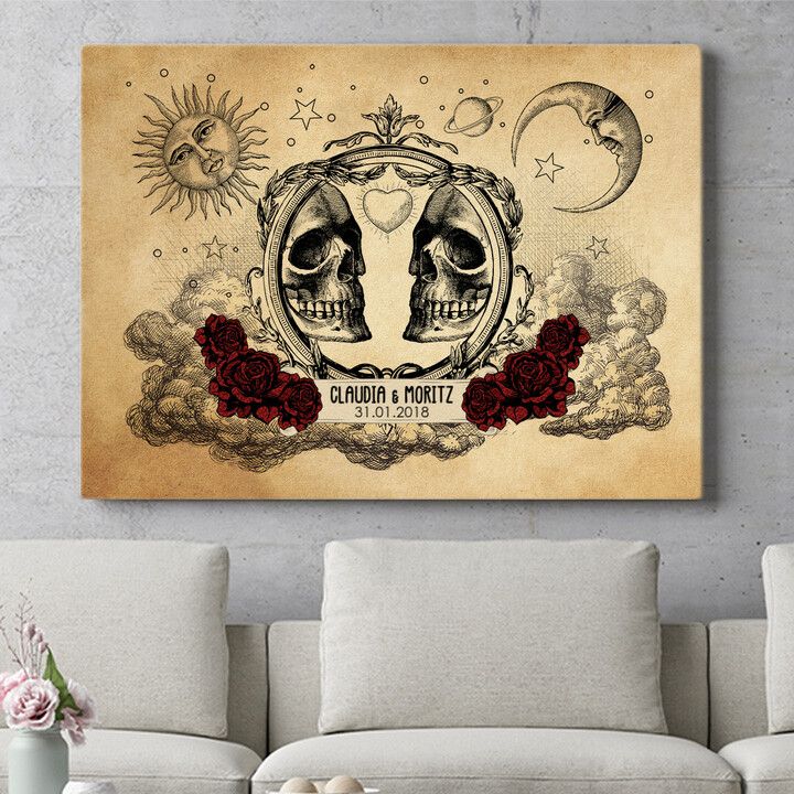 Personalisiertes Wandbild Für alle Zeiten