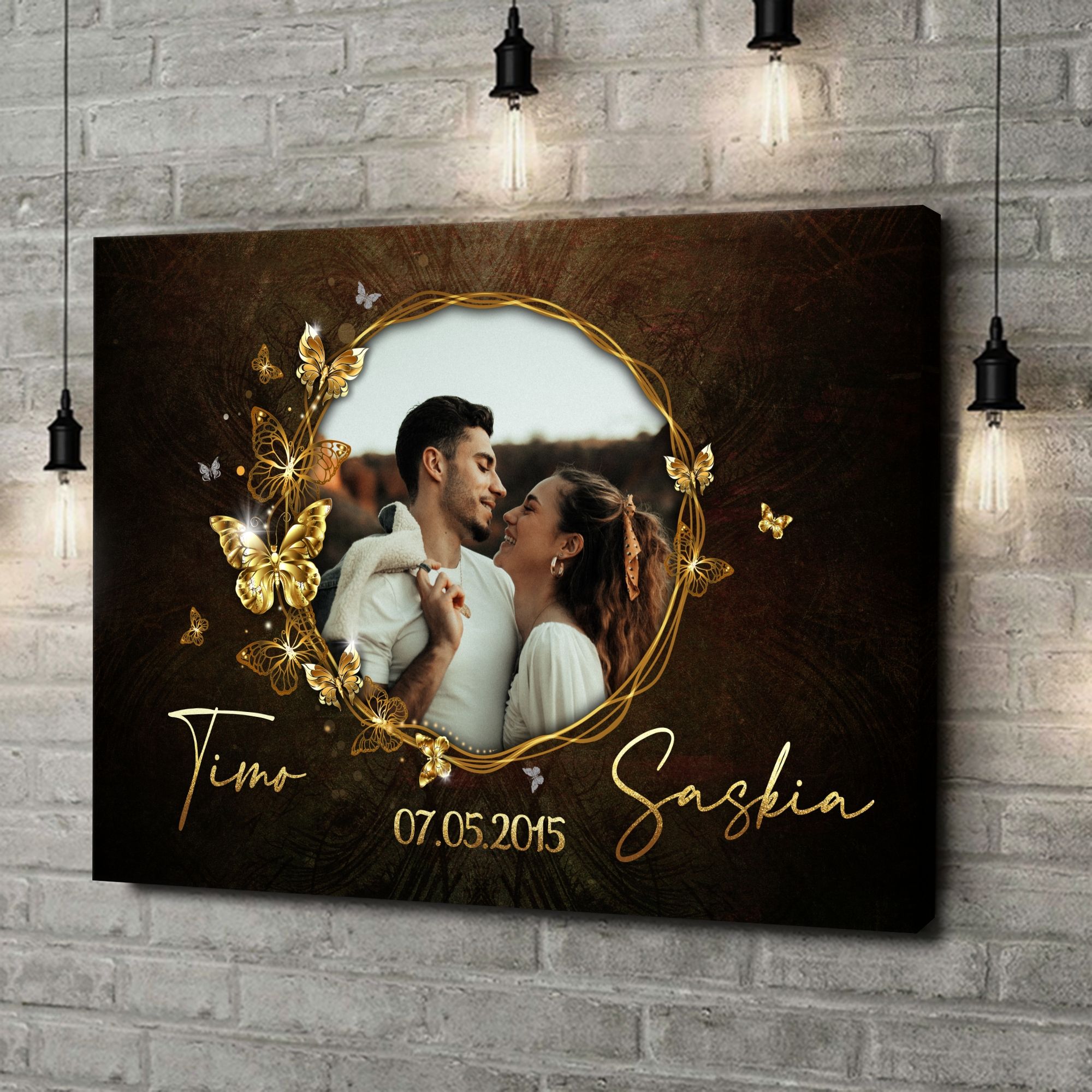 Liebesleinwand als Geschenk Spiegel der Liebe